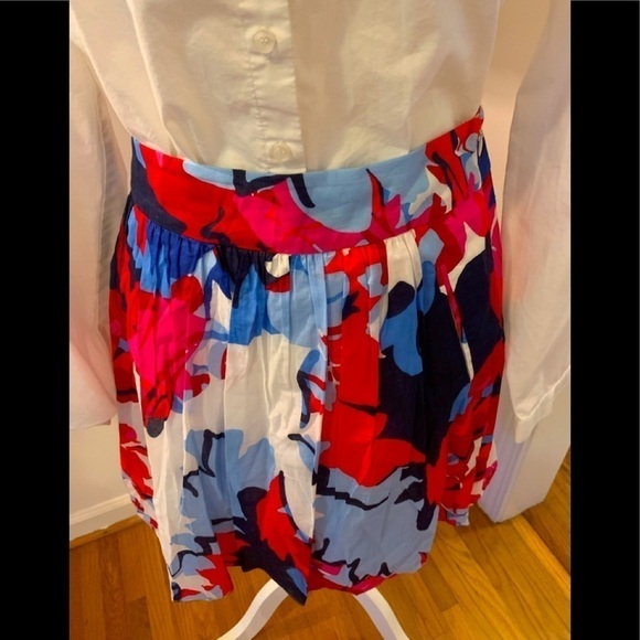 Cynthia Rowley floral mini skirt, size 14 - Picture 5 of 7